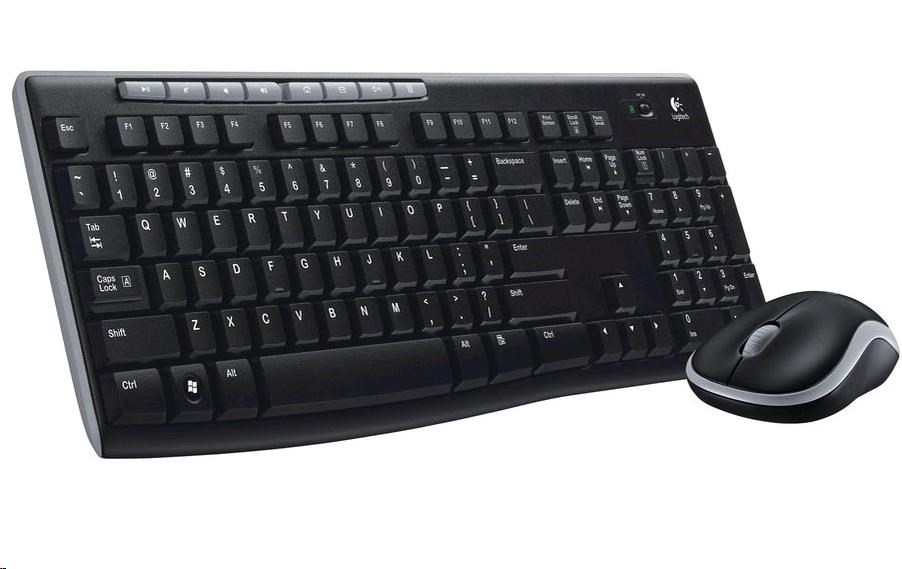 Logitech sada bezdrátová klávesnice + myš Wireless Desktop MK270, CZ + SK (920-004527)