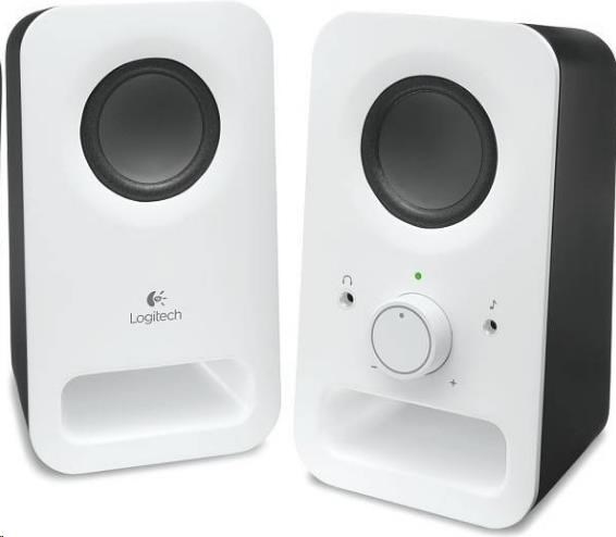 Logitech reproduktory 2.0 Z150 Snow White, 5W RMS (980-000815)