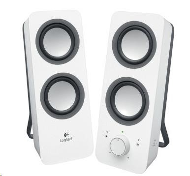 Logitech reproduktory 2.0 Z200 Snow White, 5W RMS (980-000811)