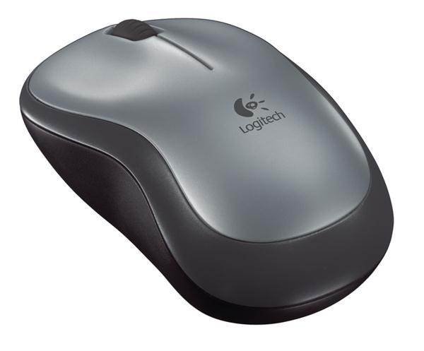 Logitech myš bezdrátová Wireless Mouse M185 Swift Grey, šedá, podpora Unifying (910-002238)