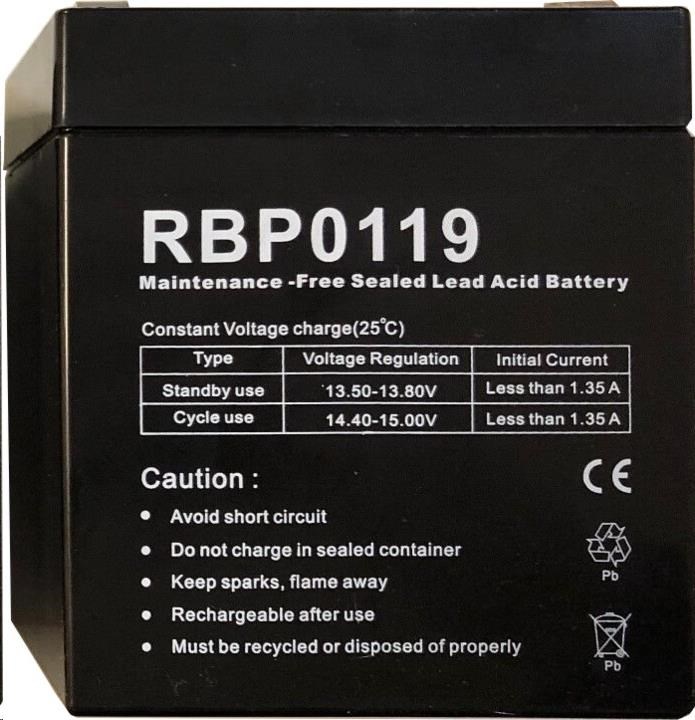 CyberPower náhradní baterie (12V/5Ah) pro BU600E, UT650E, UT650EG, UT1050E, UT1050EG (kompatibilní s RBP0118, RBP0046)