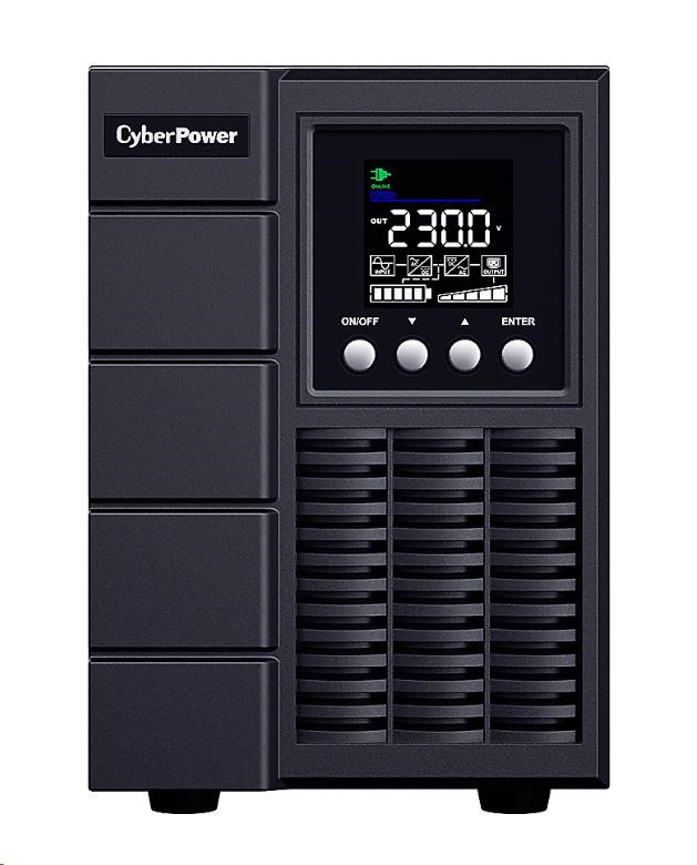 CyberPower Main Stream OnLine S UPS 1500VA/1350W, Tower, IEC C13 (2), SCHUKO (2)