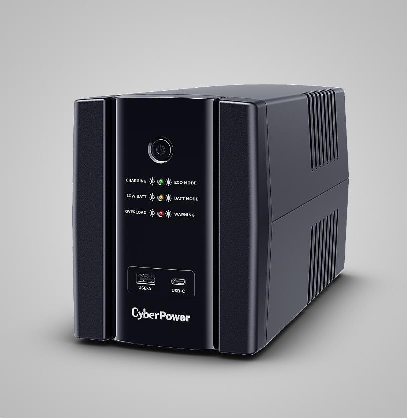 CyberPower UT GreenPower Series UPS 1500VA/900W, German SHUKO zásuvky UT1500EG