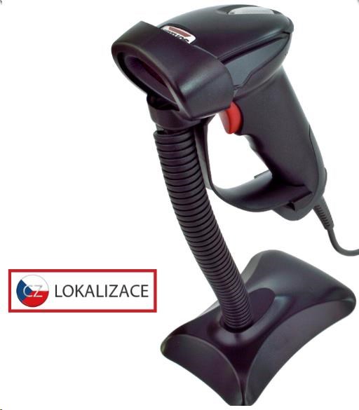 Virtuos laserová čtečka HT-900A, USB (emulace klávesnice/RS232), černá (EH02G0004)