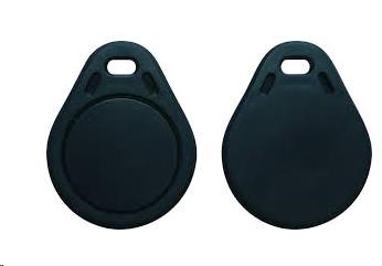 Elatec RFID Unique čip, přívěsek na klíče, 125 kHz, černý, Standard  Temic/ISO11784/785 (RFID125-KEY-BLACK)