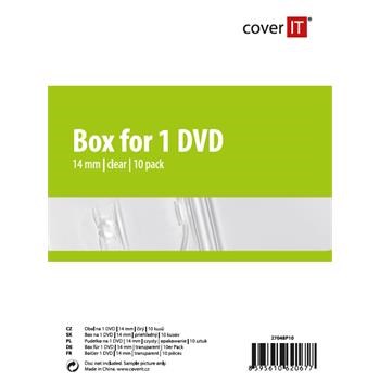 Cover It 1 DVD 14mm super čirý 10ks/bal 27048P10