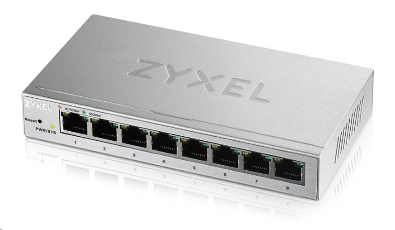 Zyxel GS1200-8 8-port Desktop Gigabit Web Smart switch GS1200-8-EU0101F