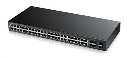 Zyxel GS1920-48v2 50-port Gigabit WebManaged Switch, 44x gigabit RJ45, 4x gigabit RJ45/SFP, 2x SFP GS1920-48V2-EU0101F