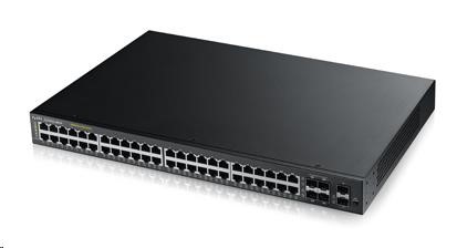 Zyxel GS1920-48HPV2 52-port Gigabit WebManaged PoE Switch, 48x gigabit RJ45, 4x gigabit RJ45/SFP, 2x SFP, 375W pro PoE GS192048HPV2-EU0101F