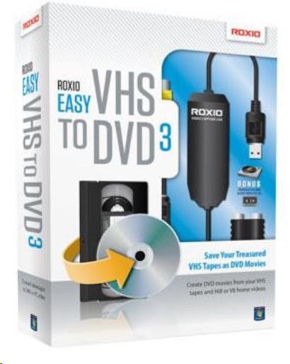 Easy VHS to DVD 3 BOX - jazyk EN/FR/DE/ES/IT/NL 253000EU