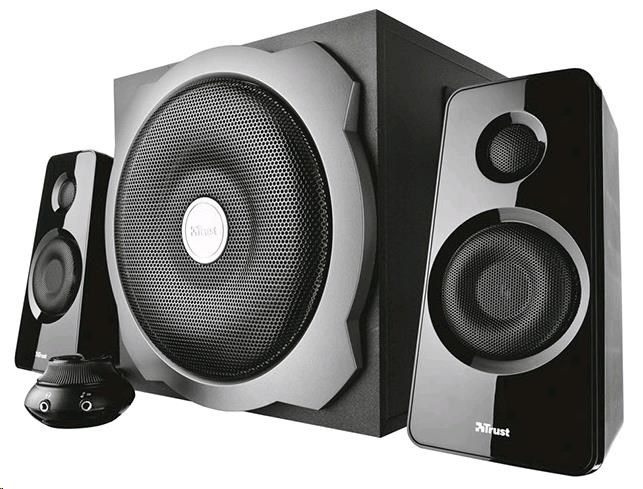 TRUST Reproduktory 2.1 Tytan Subwoofer Speaker Set -  black, černá (19019)