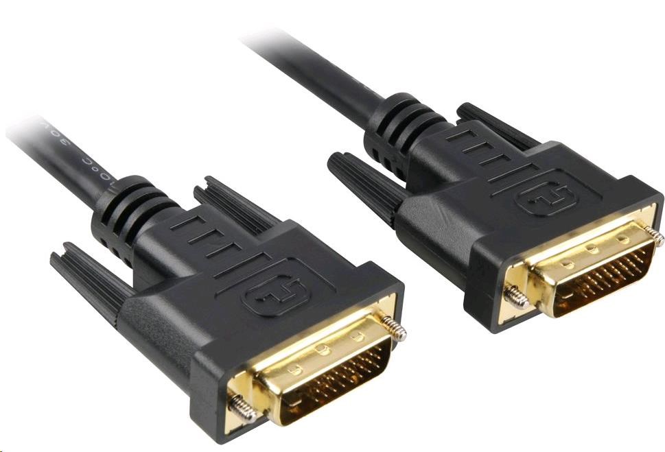 PREMIUMCORD Kabel DVI - DVI propojovací 10m (DVI-D, M/M, dual link) (kpdvi2-10)