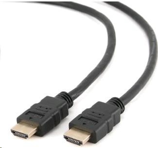 C-TECH Kabel HDMI - HDMI 0,5m (v1.4, 3D, zlacené kontakty, stíněný) (CC-HDMI4-0.5M)