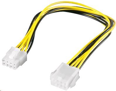 PremiumCord kn-20 Kabel napájecí interní 8pin, prodloužení 28cm