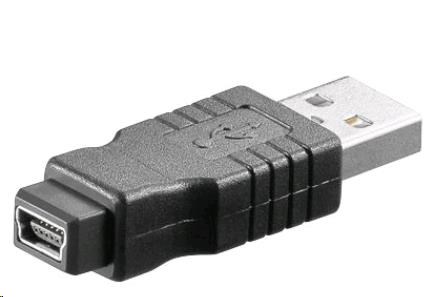 PREMIUMCORD Redukce USB 2.0 A - MINI-B 5 PIN (M/F) (kur-10)