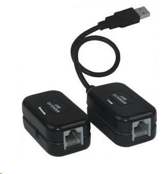 PREMIUMCORD Extender USB 1.1 po RJ45 (až 60m) (kuext)