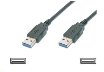 PREMIUMCORD Kabel USB 3.0 A-A propojovací 2m (M/M)* (ku3aa2bk)