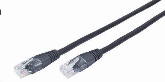 GEMBIRD Kabel UTP Cat5e Patch 5m, černý (PP12-5M/BK)