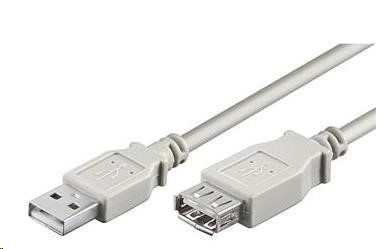 PREMIUMCORD Kabel USB 2.0 A-A 0,5m (50cm), prodlužovací (M/F) (kupaa05)