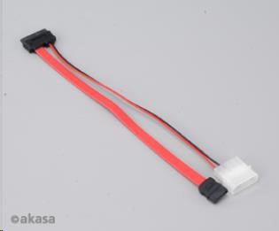 AKASA Kabel  SATA pro slim optické mechaniky, pro mini-ITX systémy, 20cm (AK-CB050)