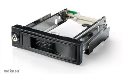 AKASA HDD box  Lokstor M52, 1x 3,5" SATA HDD do 5,25" interní pozice,  černý (AK-IEN-05)