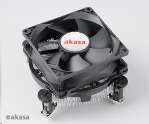 AKASA chladič CPU AK-CCE-7102EP pro Intel  LGA 775 a 1156, 80mm PWM ventilátor, do 73W