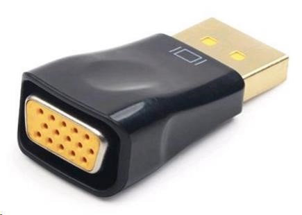 GEMBIRD Redukce DisplayPort - VGA (M/F, černá) (A-DPM-VGAF-01)