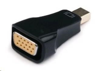 GEMBIRD Redukce mini DisplayPort - VGA (M/F, černá) (A-mDPM-VGAF-01)