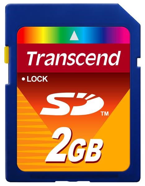 TRANSCEND SD-Card 2GB (Standard) (TS2GSDC)