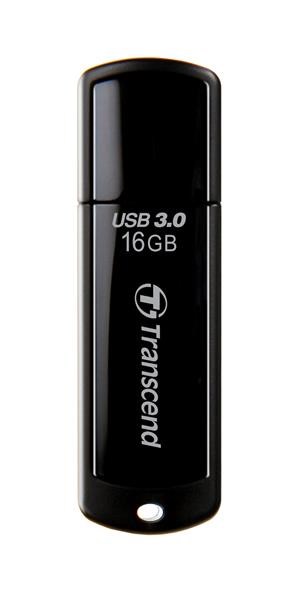TRANSCEND USB Flash Disk JetFlash®700, 16GB, USB 3.0, Black (R/W 75/12 MB/s) (TS16GJF700)