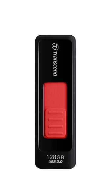 TRANSCEND USB Flash Disk JetFlash®760, 128GB, USB 3.0, Black/Red (R/W 85/34 MB/s) (TS128GJF760)