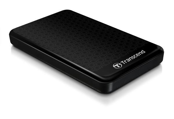 TRANSCEND externí HDD 2,5" USB 3.0 StoreJet 25A3, 1TB, Black (nárazuvzdorný, 256-bit AES) (TS1TSJ25A3K)