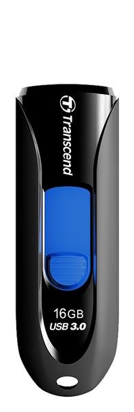 TRANSCEND USB Flash Disk JetFlash®790, 16GB, USB 3.1, Black/Blue (R/W 100/12 MB/s) (TS16GJF790K)