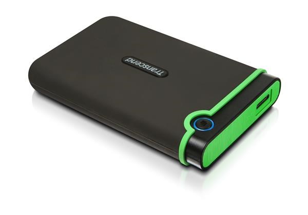 TRANSCEND externí HDD 2,5" USB 3.0 StoreJet 25M3S, 2TB, Black (SATA, Rubber Case, Anti-Shock)