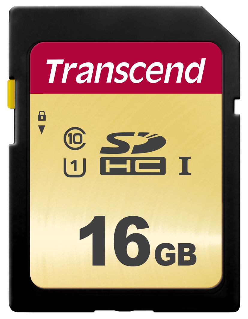 TRANSCEND SDHC karta 16GB 500S, UHS-I U1 (R:95/W:60 MB/s)