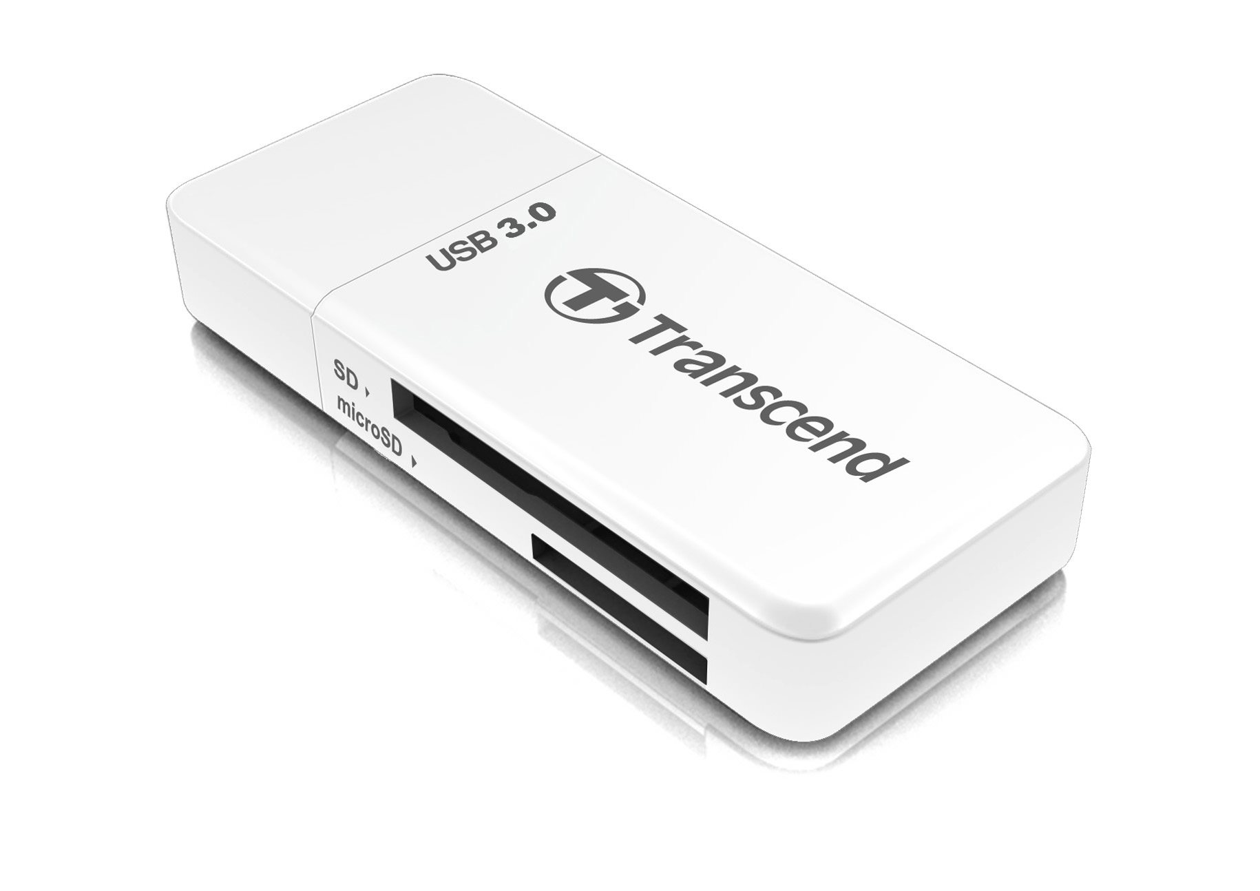 TRANSCEND Card Reader F5, USB 3.0, White TS-RDF5W