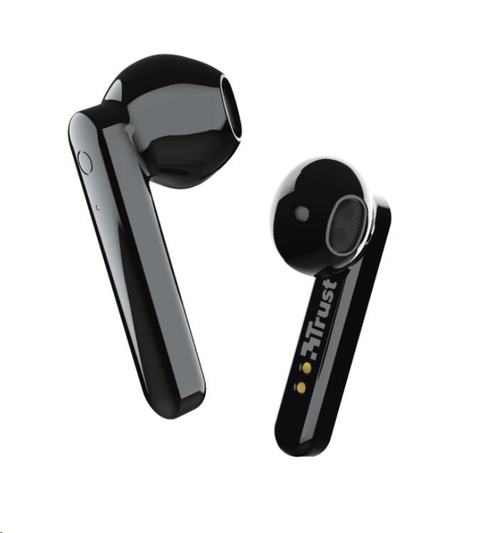 TRUST sluchátka Primo Touch Bluetooth Wireless Earphones - black 23712