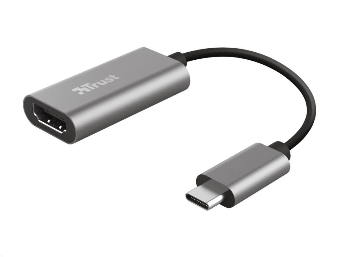 TRUST adaptér DALYX, USB-C na HDMI, 20cm 23774