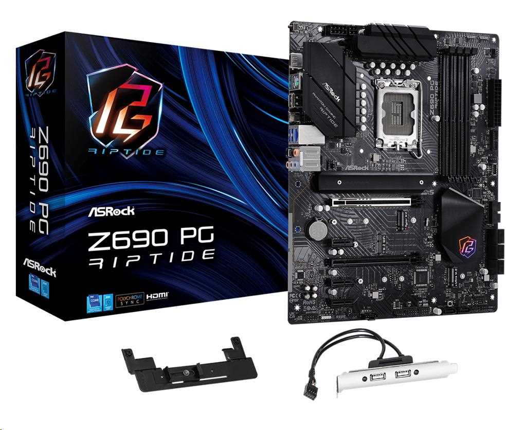 ASRock MB Sc LGA1700 Z690 PG Riptide, Intel Z690, 4xDDR4, 1xHDMI