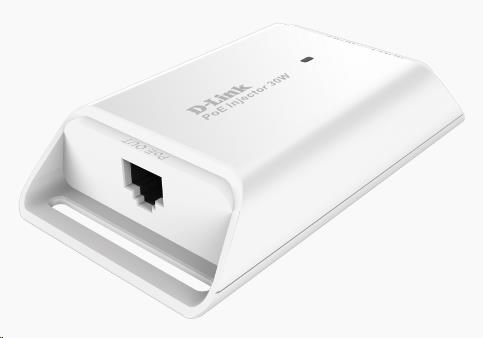 D-Link DPE-301GI 1-Port Gigabit 30W PoE+ Injector, 802.3at