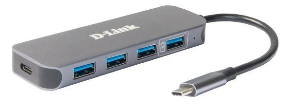 D-Link DUB-2340 USB-C to 4-Port USB 3.0 Hub