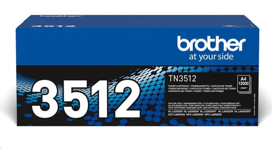 BROTHER Toner TN-3512 ( HL-L6xxx, DCP/MFC-L6xxx, 12 000 str. A4) (TN3512)