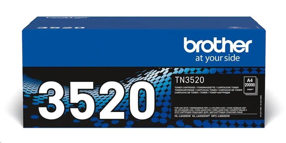 BROTHER Toner TN-3520 ( HL-L6400DW,MFC-L6900DW, 20 000 str. A4) (TN3520)