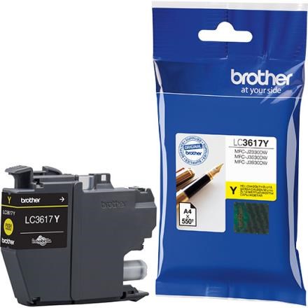 BROTHER INK LC-3617Y žlutý, yellow - 550stran, J2330, J3530, J3930 LC3617Y