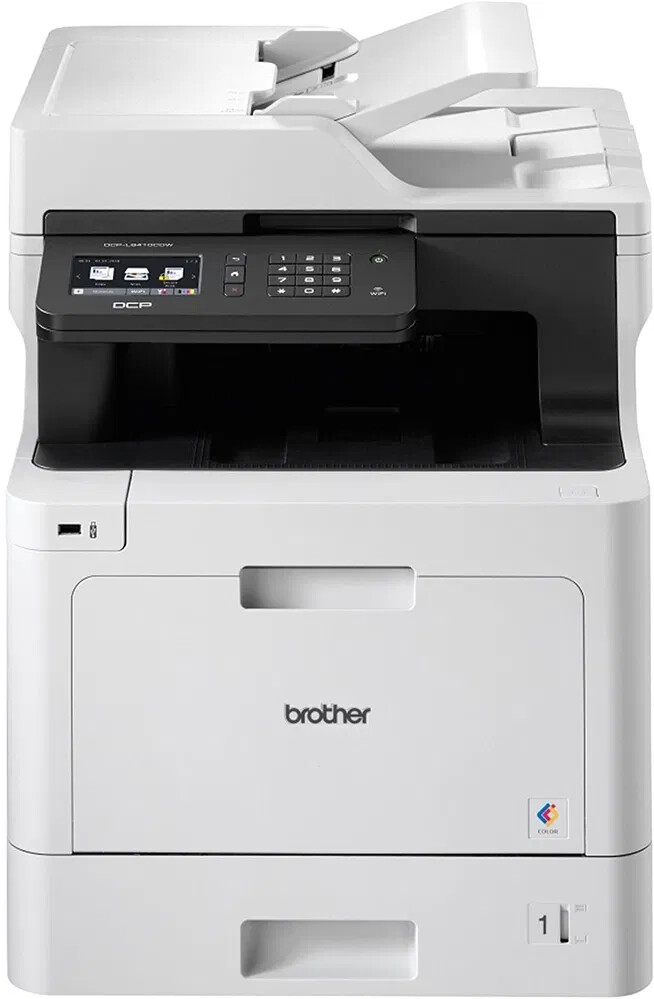 BROTHER multifunkce color laserová DCP-L8410CDW  - A4, sken DUAL, 31ppm 512MB 2400x600 PCL dup LAN USB WiFi 250l 50ADF (DCPL8410CDWYJ1)