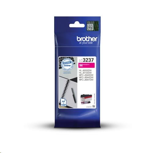 BROTHER INK LC-3237M - magenta 1500stran - pro MFC-J5945DW, MFC-J6945DW, MFC-J6947DW LC3237M