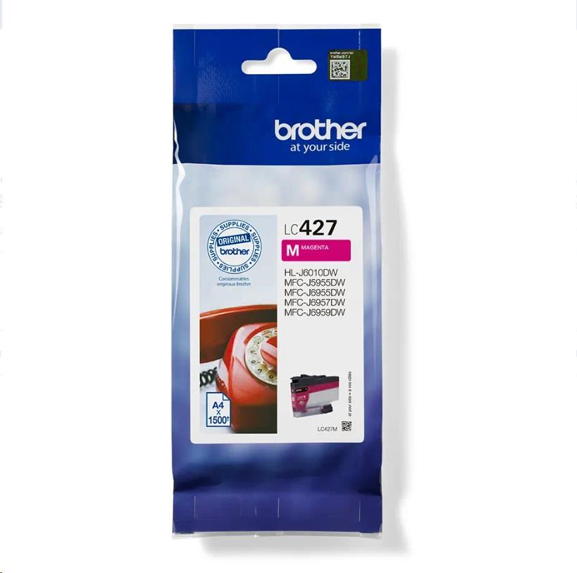 BROTHER INK LC-427M - cca 1500 stran, pro MFC-5955 6955 6957 6959 J6010 LC427M