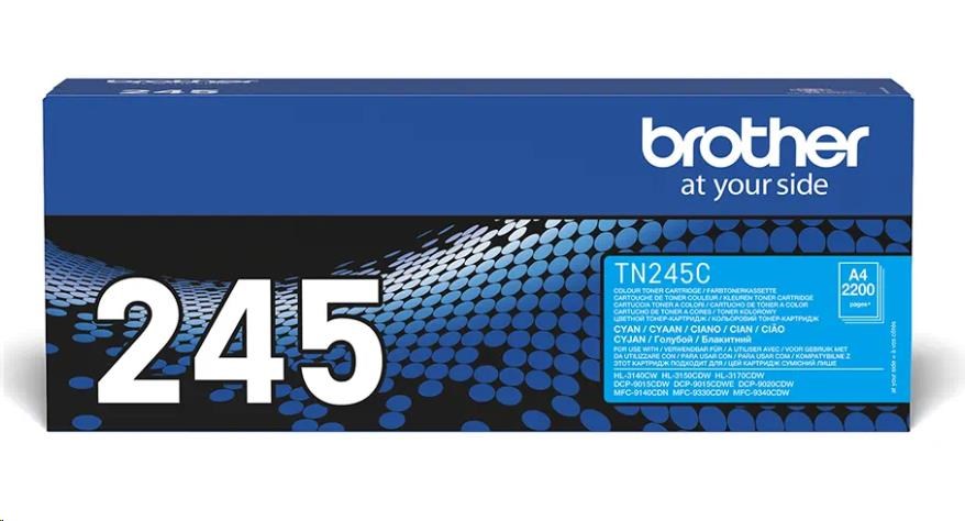 BROTHER Toner TN-245 azurový 2200 stran (TN245C)