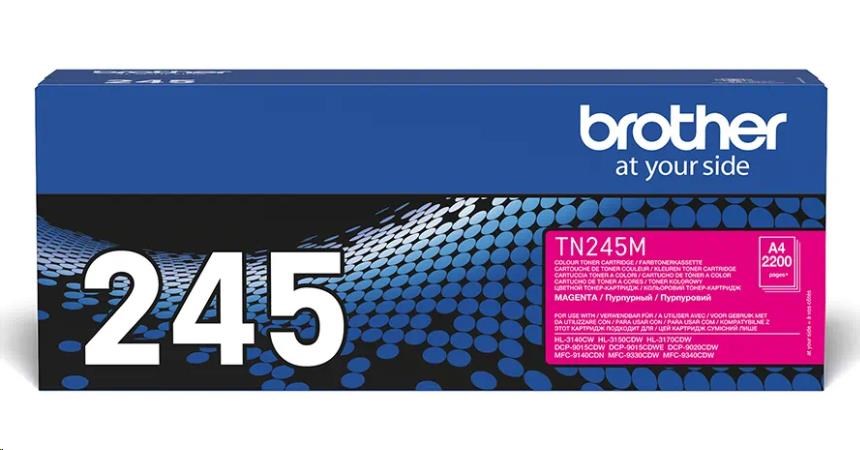 BROTHER Toner TN-245 purpurový 2200 stran (TN245M)