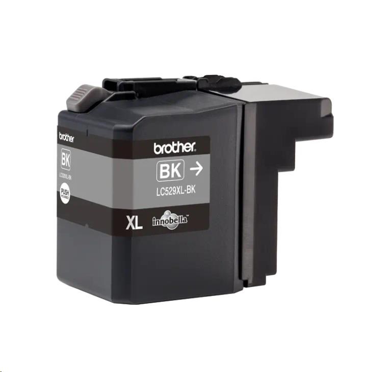 BROTHER INK LC-529XLBK black (ISO / IEC 24711) - DCP-J100 / DCP-J105 / MFC-J200 cca 2400 (LC529XLBK)